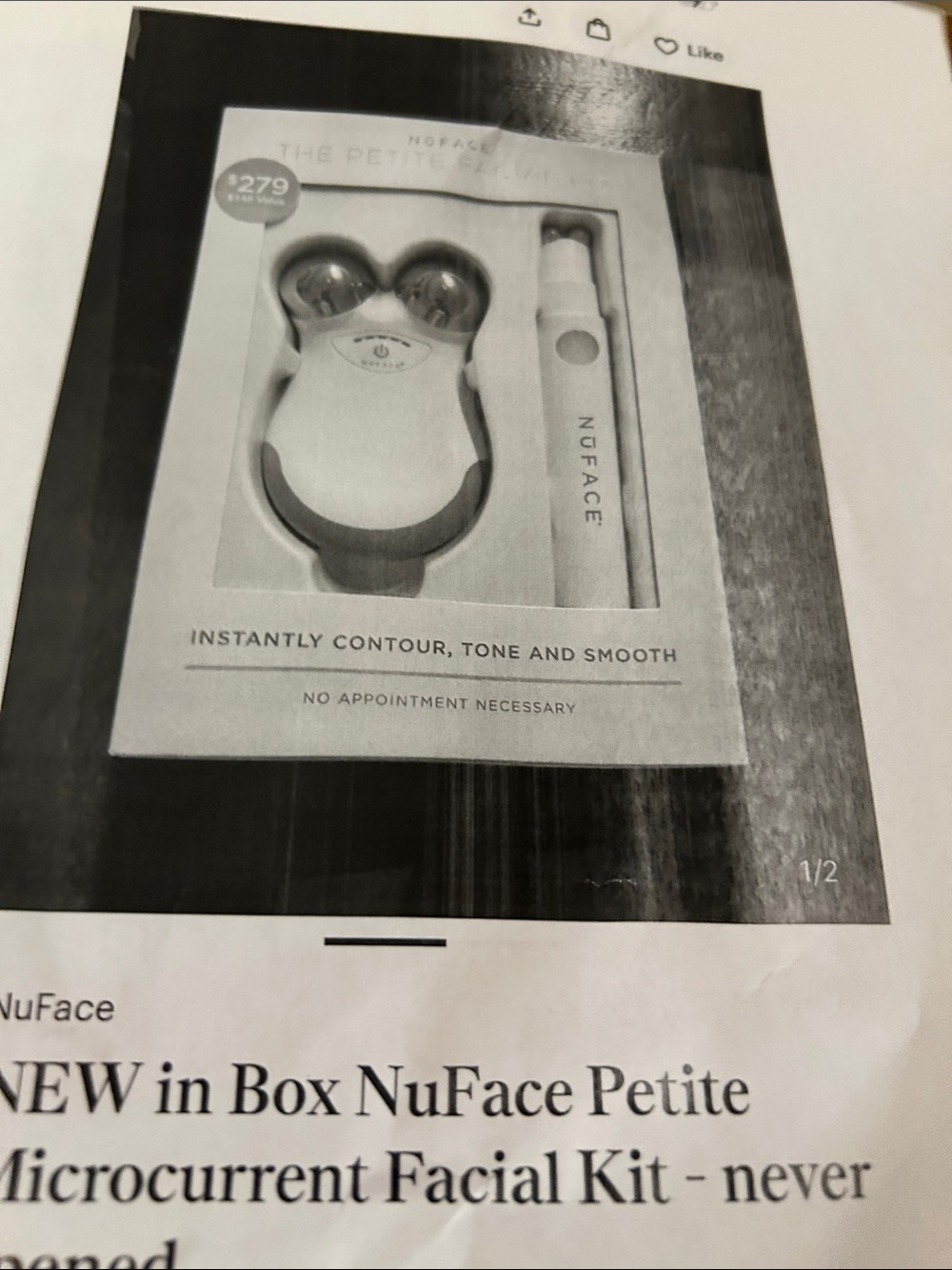 NuFace Petite Facial Kit - White Device with Coral Pen - Picture 10 of 12